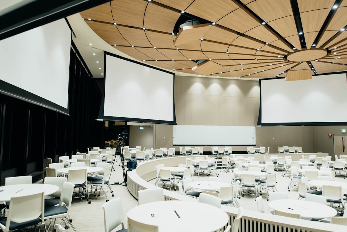 Audience at an executive graduation ceremony